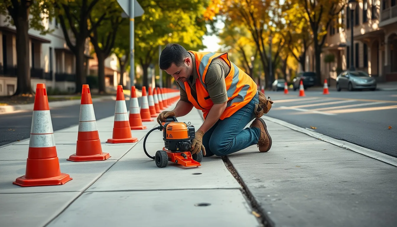 Sidewalk Trip Hazard Repair